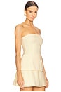 view 2 of 4 Caroline Strapless Top in Lemon