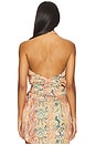 view 3 of 4 Solana Halter Top in Paisley Print