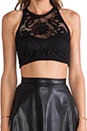 view 4 of 4 Renegade Lace Crop Top in Black