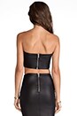 view 4 of 5 Easy Rider V-Front Crop Top in Black