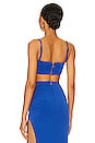 view 3 of 4 Aria Crop Top in Royal