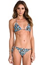 view 1 of 7 Beach Jungle Dreams Triangle Bikini in Blue