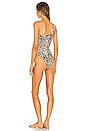 view 3 of 3 Brasilia One Shoulder One Piece in Animal