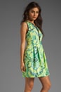 view 3 of 6 RUNWAY Tec-Porcelian Dress in Lime