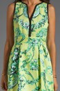 view 5 of 6 RUNWAY Tec-Porcelian Dress in Lime