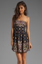 view 1 of 6 Bandana Print Blindfold Dress in Black Multi
