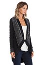 view 2 of 4 Cross Examine Cardigan in Black Multi