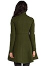 view 5 of 6 RUNWAY Astronomer Coats Skyscape Coat in Olive