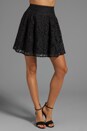 view 1 of 6 Mambo Lace Cha-Cha-Cha Skirt in Black