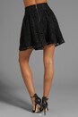 view 3 of 6 Mambo Lace Cha-Cha-Cha Skirt in Black