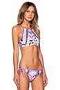 view 2 of 4 Bollywood Stargazer Bikini Top in Mutli in Multi
