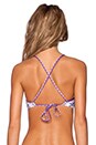 view 3 of 4 Bollywood Stargazer Bikini Top in Mutli in Multi