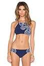 view 1 of 4 HAUT DE MAILLOT DE BAIN HENNA in Indigo
