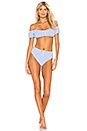 view 4 of 4 BAS DE MAILLOT DE BAIN PIN UP in Azul