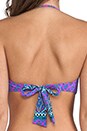 view 4 of 5 Moroccan Medallion Tease Bandeau in Orchid