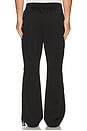 view 3 of 6 Fringe Track Pant Tricot Jersey in Black