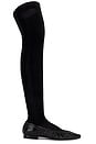 view 1 of 5 Over The Knee Ballerina Boot in Black