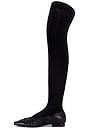 view 5 of 5 Over The Knee Ballerina Boot in Black