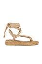 view 1 of 5 Summer Espadrille Sandal in Beige
