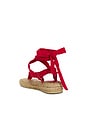 view 3 of 5 Summer Espadrille in Red