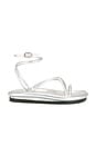 view 1 of 5 Chunky Slim Sandal in Silver