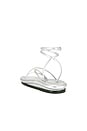 view 3 of 5 Chunky Slim Sandal in Silver