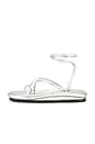view 5 of 5 Chunky Slim Sandal in Silver