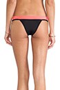 view 3 of 4 Neoprene Cheeky Lycra Bottom in Black