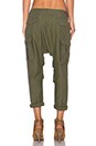 view 3 of 3 Cargo Harem Pant in Olive Drab