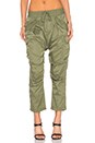 view 1 of 3 Cupro Harem Cargo Pant in Olive