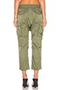view 3 of 3 Cupro Harem Cargo Pant in Olive