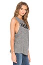 view 2 of 3 Racerback Army Tee in Heather Grey
