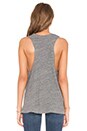 view 3 of 3 Racerback Army Tee in Heather Grey