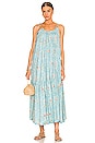 view 1 of 3 Jerusha Dress in Andromeda Turquoise