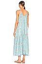 view 3 of 3 Jerusha Dress in Andromeda Turquoise