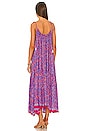 view 3 of 3 Jerusha Maxi Dress in Persian Blue & Rosso