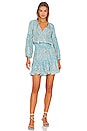 view 1 of 3 Maggie Dress in Andromeda Turquoise