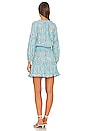 view 3 of 3 Maggie Dress in Andromeda Turquoise