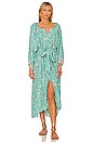 view 1 of 3 Alex Sash Dress in Floral Print Amalfi Sea