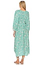 view 3 of 3 Alex Sash Dress in Floral Print Amalfi Sea