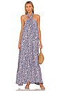 view 1 of 3 Astrid Dress in Floral Print Pelicano Blue