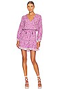 view 1 of 4 Maggie Dress in Pomegranate & Lilac