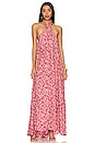view 1 of 3 Astrid Maxi Dress in Gloriosa Print Flamingo