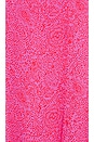 view 4 of 4 CHARLOTTE ミディ丈ドレス in Shangri La Print Raspberry