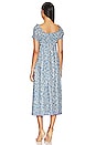 view 3 of 3 Charlotte Midi Dress in Gloriosa Print Cornflower