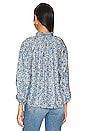 view 4 of 5 Penny Blouse in Gloriosa Print Cornflower