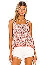 view 1 of 4 Jasmine Top in Shadow Print Red