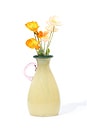view 4 of 4 Lime Pastel Pitcher Vase in 