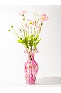 view 2 of 3 FLORERO BLUSH PETAL GLASS VASE TALL in 