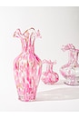 view 3 of 3 FLORERO BLUSH PETAL GLASS VASE TALL in 